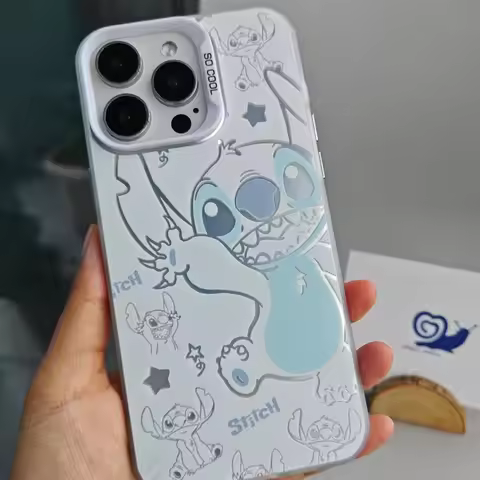 Disney Stitch Happy Wave Cartoon Case for Xiaomi Redmi A1 13C 9C 9T Note 7 8 9 9S 10 11 12 13 Pro K6