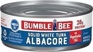 Bumble Bee Solid White Albacore Tuna in Oil, 5 oz Can - Wild Caught Tuna - 28g Protein per Serving, 