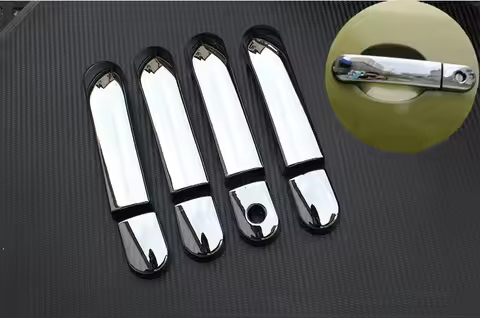 For Nissan March / Micra K12 2003 - 2010 Nissan CUBE Z11 2002 -2008 Livina 2007 -2013 Chrome Car Doo