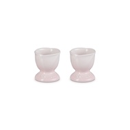 เซ็ตชุดที่วางไข่ สีชมพู Set of 2 Footed Egg Cup Jardin Relief Shell Pink