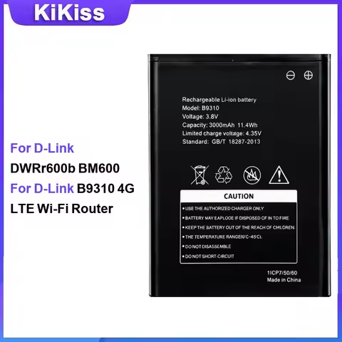 Battery For D-Link DWRr600b BM600 B9310 4G LTE Wi-Fi Router
