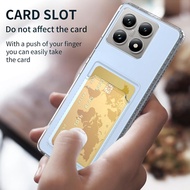 For Xiaomi 14T Pro Phone Case Clear Slot Card Wallet Cover Xiaomi 15T 15T Pro Mi 14T 15T Pro Protect