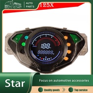 RtoMDashboard Honda Wave125X Ultimo W125X Revo lama Revo lawas Motorstar Zest X110 digital meter LED Speedometer odometer ASSY2