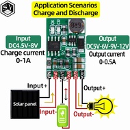 3.7V 4.2V Charger 5V 6V 9V 12V Discharger Board DC DC Converter Boost Module Solar Mobile Power Char
