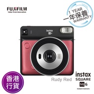 FUJIFILM - 香港行貨保用一年 Fujifilm Instax SQUARE SQ6 寶石紅 即影即有相機