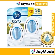 Ambi Pur Room Fresh Ultra Fresh Liner Twin Pack 2 X 7ml Perfume Oil Up To 60 Days