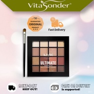 NYX Eyeshadow 16 color Eyeshadow16 Cosmetics Palette Earth High Gloss