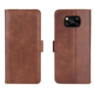 Xiaomi Poco X3 NFC Case Flip Cover Leather Case Sarung Buku Xiaomi Poco X3 NFC