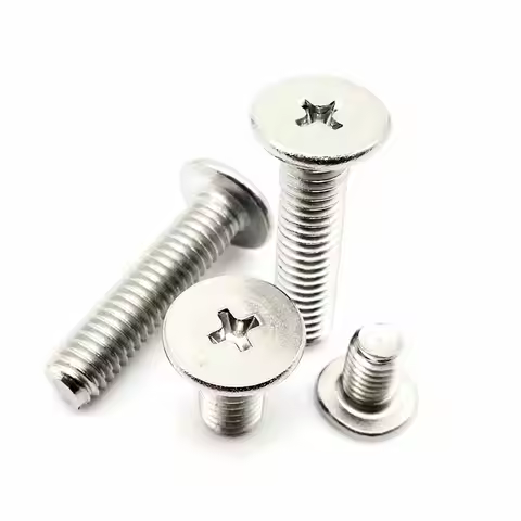 CM M1.4 M1.6 M2 M2.5 M3 M4 M5 M6 304 A2-70 Stainless Steel Cross Phillips Low Ultra Thin Ultrathin F