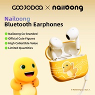 GOOJODOQ × nailoong J201 Earphone bluetooth TWS-A6 pro Earphone Nirkabel Headset Bluetooth 5.3 earph
