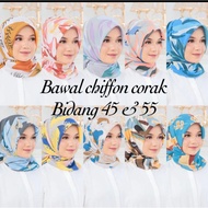 BAWAL CHIFFON CORAK B45, B50, B55 🌈Lock live🌈