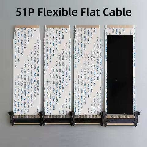 51Pin LVDS FFC for LCD TV Internal Screen Cable 51 Pin Screen Cable Sony Use 51Pin LVDS FFC 51P FFC 