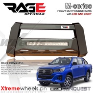 Toyota Hilux / Fortuner 2016 to 2025 RAGE M series Front Bumper Nudge Bar Hard Steel