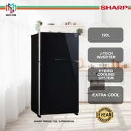 Sharp SJ-P882MFGK Fridge 720L Hybrid Cooling System SJP882MFGK Peti Ais