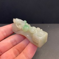 瀚玉珠寶 天然翡翠 仿古綠龍勾 龍帶鉤 望子成龍 龍 十二生肖 翡