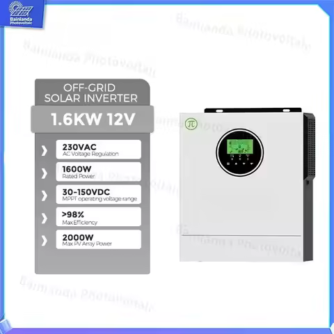 1.6KW 2KW Off Grid Solar Inverter 30-450V DC Input Pure Sine Wave Inverter DC to AC Converter UPS In
