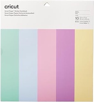 Cricut Smart Paper Sticker Cardstock - 10 Sheets - 13in x 13in - Adhesive Paper for Stickers - Compa