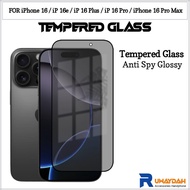Tempered Glass For iPhone 16 16e 16 Plus 16 Pro 16 Pro Max Anti-Scratch Full Screen Glass