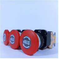Emergency Stop button, Stop button