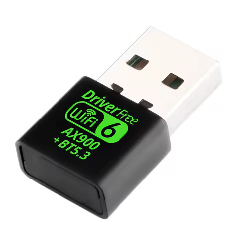 USB WiFi 6 Bluetooth 5.3 Adapter USB WiFi Network Wireless Wlan Receiver Dual Band 2.4/5.8GHz Mini U