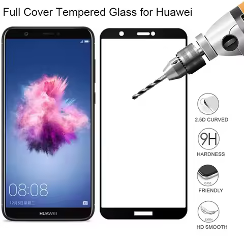 2.5D Colorful Full Cover Glass for Huawei P Smart Screen Film Glass for Nova 3E 2i 2S 2 Lite 9H Glas