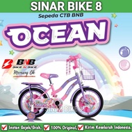 [✅Promo] Sepeda Anak Perempuan Bnb Ocean Ukuran 12, 16, Dan 18 Inch