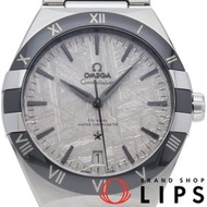 歐米茄星座系列同軸天文台表隕石版41毫米131.30.41.21.99.001，精鋼男士腕錶，隕石紋理飾面，做工精良，成色極佳，附帶原始錶盒和保固卡。 [二手]