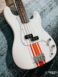《限量》Fender 2023 Collection Made in Japan Traditional ‘60s Precision Bass Olympic White with Red Competition Stripe