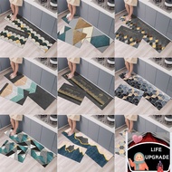 TLHomeFashionToything 2Pcs/Set Cartoon Cat Kitchen Mat Bedroom Bathroom Entrance Doormat Modern 3D