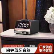 K K11 New Style Wireless Alarm Clock Bluetooth Speaker USB Mobile Phone Charging LED Mirror Smart Ra