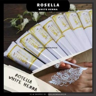 ROSELLA WHITE HENNA CREAMY durable WHITE wedding henna equipment WHITE henna sellshennajogja
