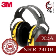 3M X2A อุปกรณ์ครอบหูลดเสียง PELTOR Earmuffs Over-the-Head NRR 24dB (3MEMX2A)