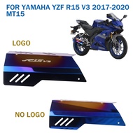 Motorcycle Exhaust Pipe Protector Heat Shield Cover For Yamaha YZF R15 V3 2017-2020 MT-15 MT15