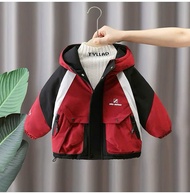Áo khoác gió lót lông dành cho bé trai và bé gái 10-45kg