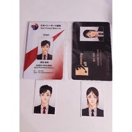 Kuroo kenma timeskip haikyuu id card | Preloved animerch | Id photo haikyuu