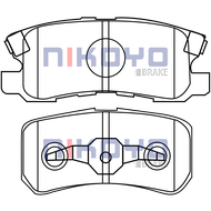 ผ้าเบรคหน้า/ผ้าเบรคหลัง MITSUBISHI LANCER EX / LANCER CEDIA ปี 200420062008 รหัส N5104 / N5105 / N51