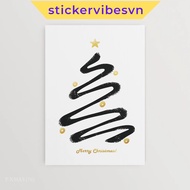 Fomex wall mural, doodle Christmas tree, double-sided adhesive, printed upon request.