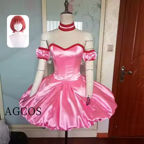 AGCOS Custom Size Tokyo Mew Mew Mew Ichigo Cosplay Momomiya Ichigo Cosplay Costume Christmas Dress A