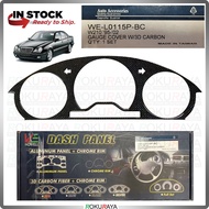 [CARBON KEVLAR] Mercedes Benz W210 AMG Howell Manual Automatic Meter Panel Garnish Decoration Cover 