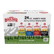 Boulder Canyon Kettle Style Potato Chips Variety Pack 手製厚切薯片(雜錦口味) 原箱24小包【708163122835】