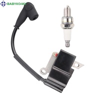 [babyko] 42834001301 Ignition coil with sparkplug, compatible with BR800 BR800X BR800C