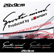 TOYOTA GR Sport sticker, GR Sport racing sticker, car body hood GR Sport yaris innova agya veloz ava