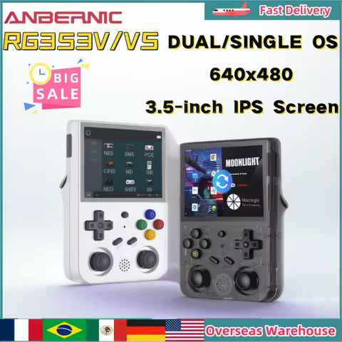 ANBERNIC RG353V RG353VS Handheld Game Consoles Portable Video Game Consoles Android11 Linux 3.5 INCH