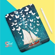 Butterfly Sail Scene Ipad Case Protective Cover Ipad Accessories Custom Name for Ipad Pro 2024-13" P