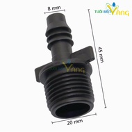 Convert thread 21 to irrigation pipe 10mm(12mm)