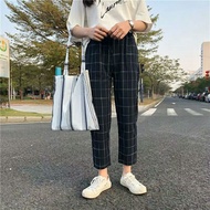 Women's Plaid Pants // Standard Plaid Luna Pants // Women's Pants M L XL Plaid Pattern