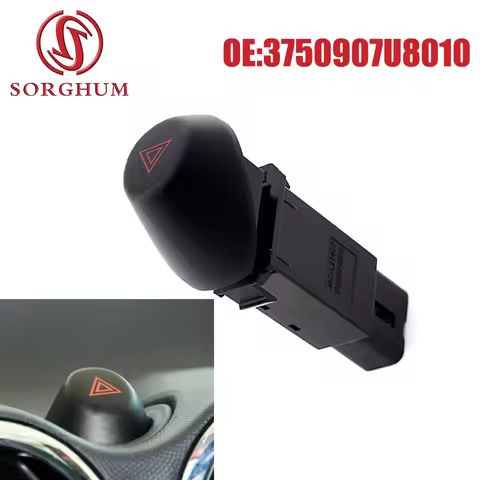 SORGHUM Car Hazard Emergency Switch Flasher Light Switch Warning Button 3750907U8010 For JAC J3 J6 T