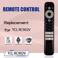 Replacement Remote Control RC902V FMR4 Infrared Learning for TCL 8K Qled Smart TV Remoto 50P725G
