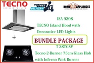 TECNO HOOD AND HOB FOR BUNDLE PACKAGE ( ISA 9298 &amp; T28TGSV ) / FREE EXPRESS DELIVERY