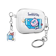 (เปลือกโปร่งใสและแข็ง)เคส BT21ของแท้100% สำหรับ Apple Airpods เคส Pro2 AirpodsPro สนับสนุนชาร์จไร้สา